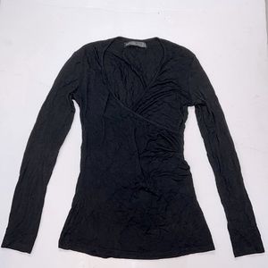 • zanzea wrap long sleeve shirt •